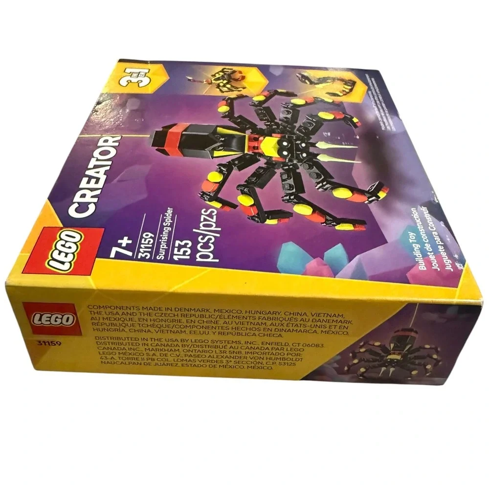 NEW LEGO Creator 3-in-1 Surprising Spider 31159 Building Toy 153 Pcs New Sealed